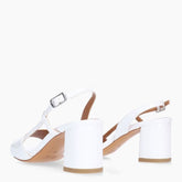 L'Amour 124 Sandali Vernice Bianco